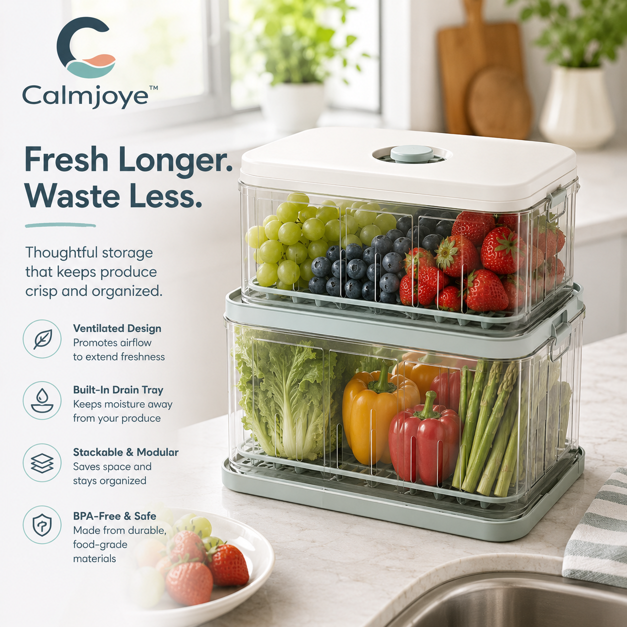Calmjoye™ FreshGuard Pro Produce System